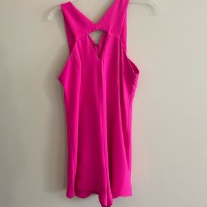 Hot pink romper